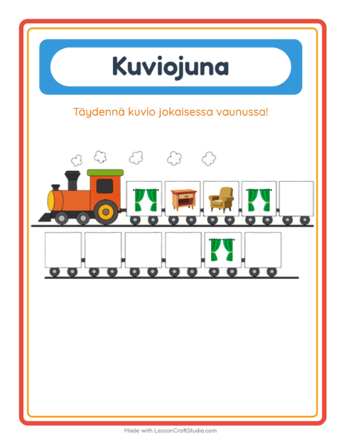 ABC-kuvio – Huonekalut