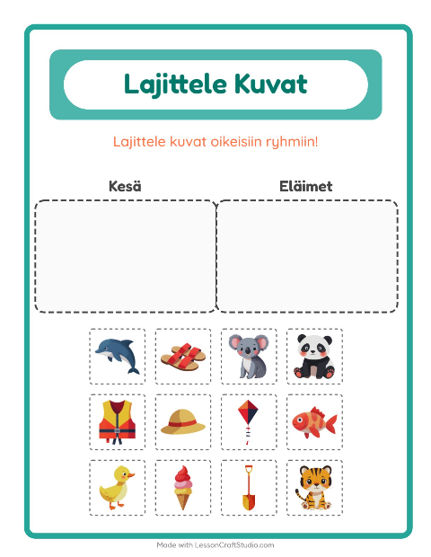 Lajittele kuvat: Kesä ja Eläimet