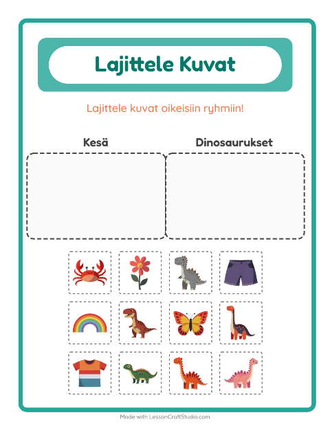 Lajittele kuvat: Kesä ja Dinosaurukset