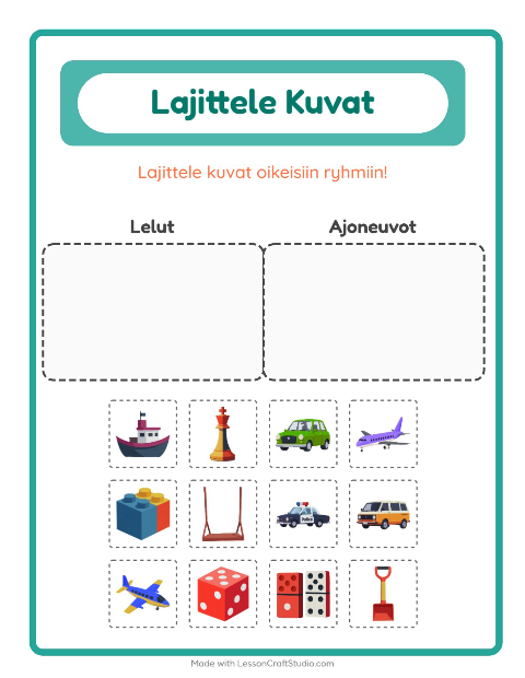 Lajittele kuvat: Lelut ja Ajoneuvot