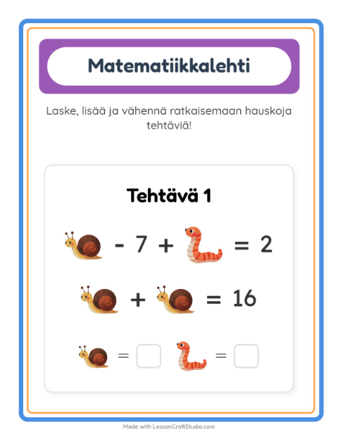 Päättele kahdella kuvalla – Hyönteiset ja ötökät