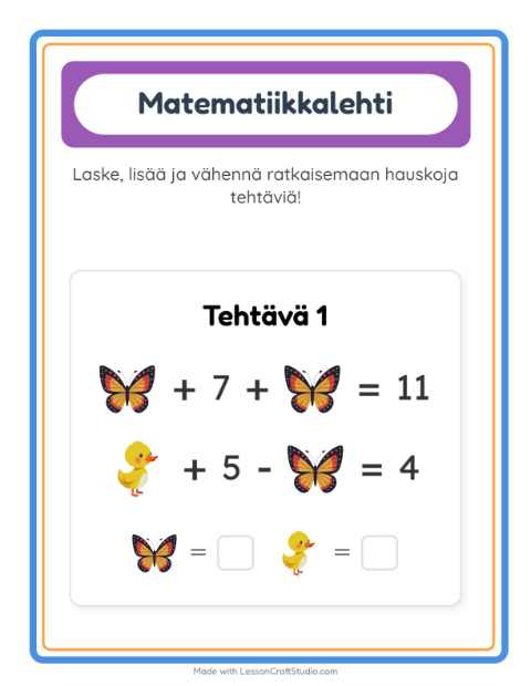 Päättele kahdella kuvalla – Lentävät asiat