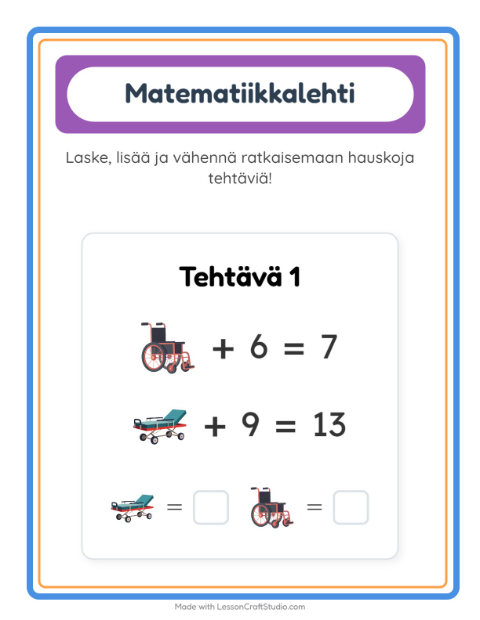Päättele kahdella kuvalla – Sairaala