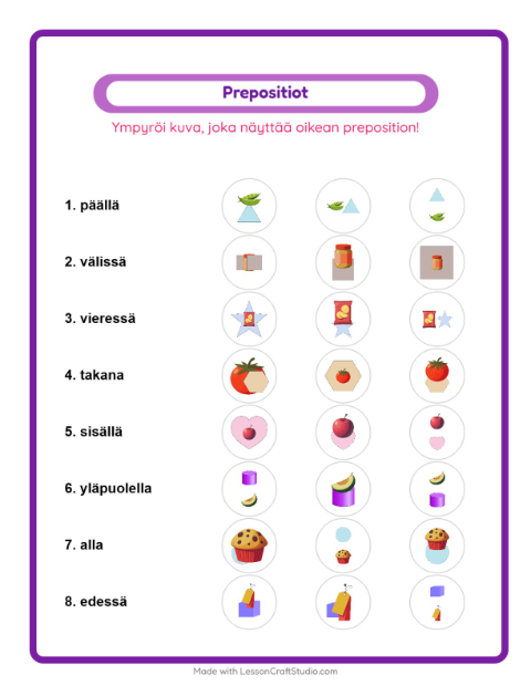 Valitse sijaintisana – Ruokakaupassa
