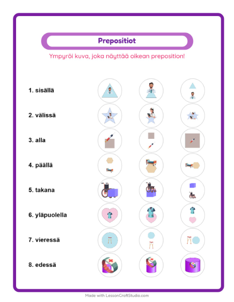 Valitse sijaintisana – Sairaala