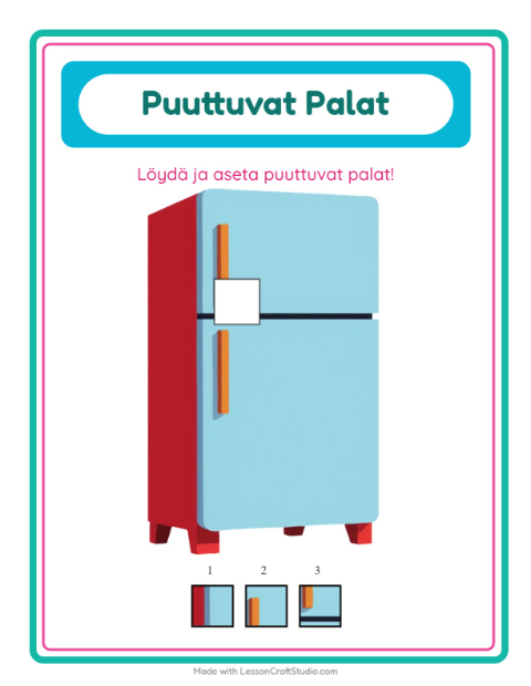 Puuttuvat palat – Keittiövälineet