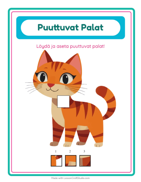 Puuttuvat palat – Maatilan eläimet