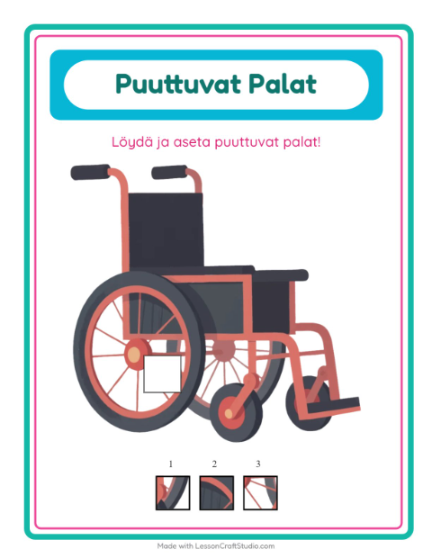 Puuttuvat palat – Sairaala