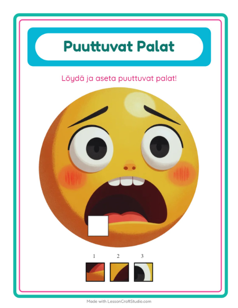 Puuttuvat palat – Tunteet