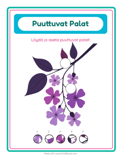 Kaksi puuttuvaa palaa – Kukat