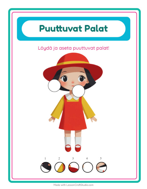 Kaksi puuttuvaa palaa – Lelut