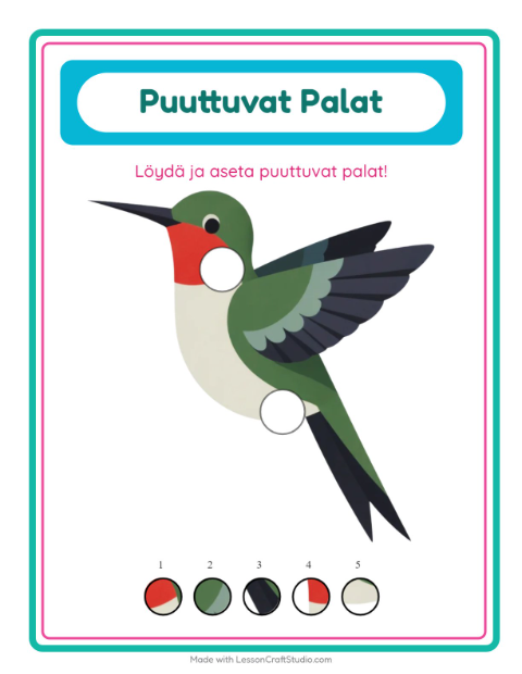 Kaksi puuttuvaa palaa – Linnut 2