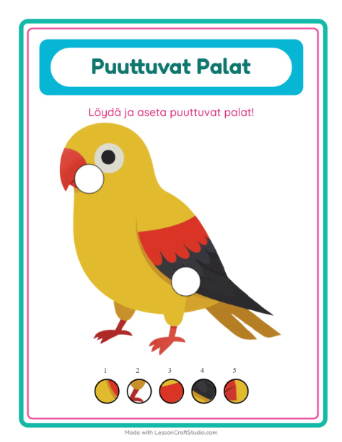 Kaksi puuttuvaa palaa – Linnut