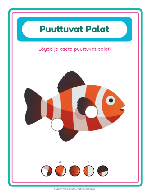 Kaksi puuttuvaa palaa – Merielämä