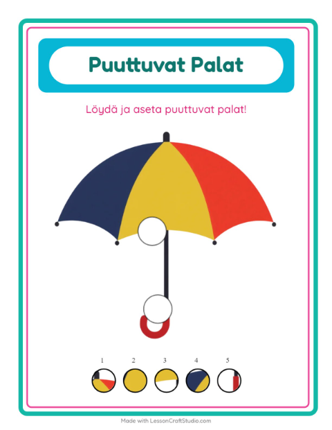 Kaksi puuttuvaa palaa – Sää