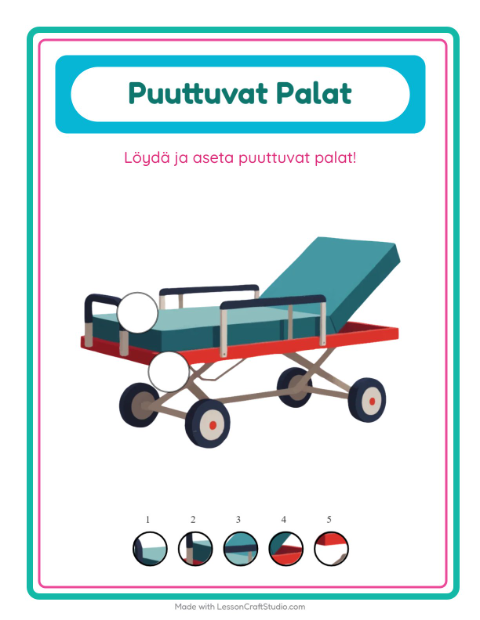 Kaksi puuttuvaa palaa – Sairaala
