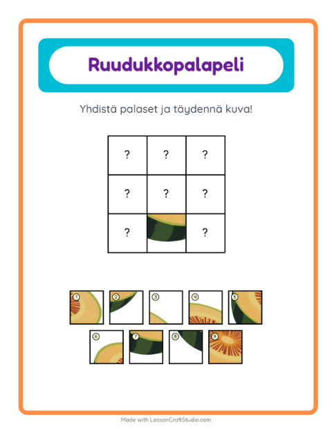 Ruudukkoyhdistys – Aamiainen