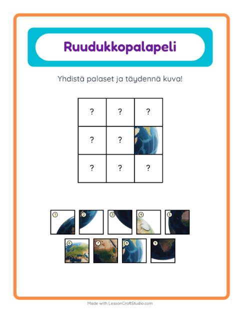 Ruudukkoyhdistys – Avaruus