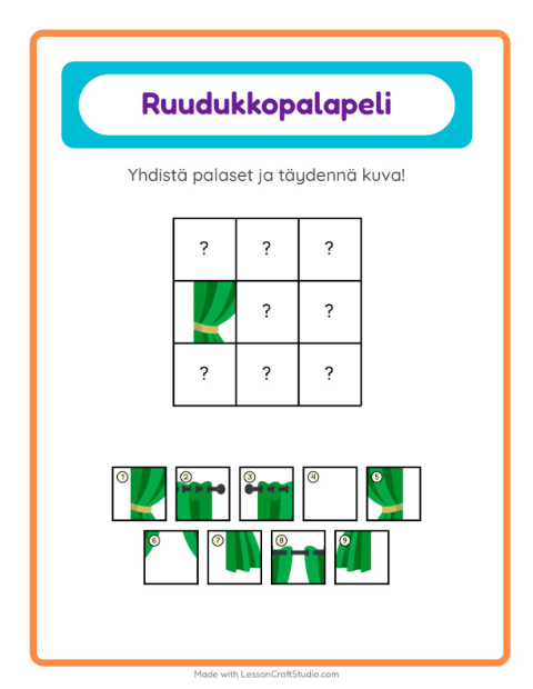 Ruudukkoyhdistys – Huonekalut