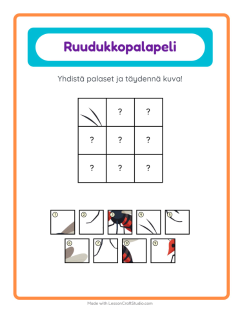 Ruudukkoyhdistys – Hyönteiset ja ötökät