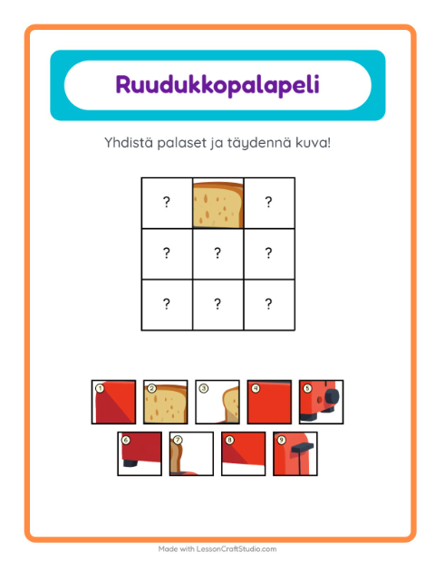 Ruudukkoyhdistys – Keittiövälineet