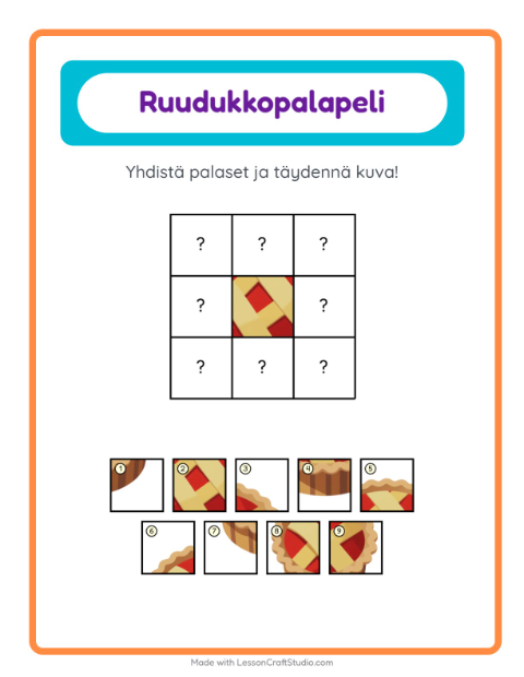 Ruudukkoyhdistys – Kiitospäivä
