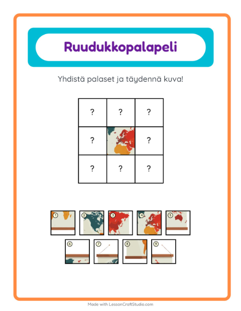 Ruudukkoyhdistys – Luokkahuone
