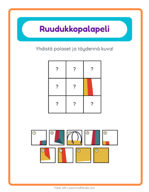 Ruudukkoyhdistys – Ruokakaupassa