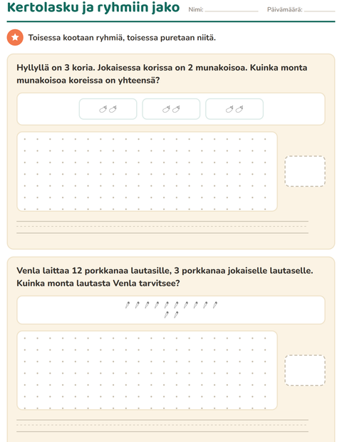 Esikatselu: Sanalliset tehtävät-tehtäväarkki, aiheena Vihannekset MV, 3. luokka