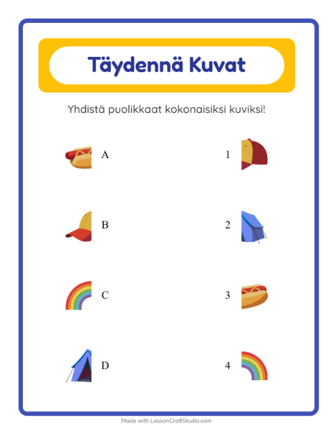 Yhdistä varjot – Kesä