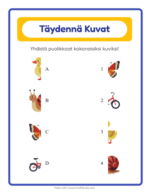Yhdistä varjot – Kevät