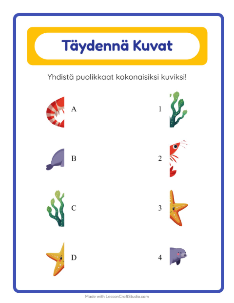 Yhdistä varjot – Merielämä