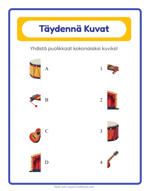 Yhdistä varjot – Musiikki