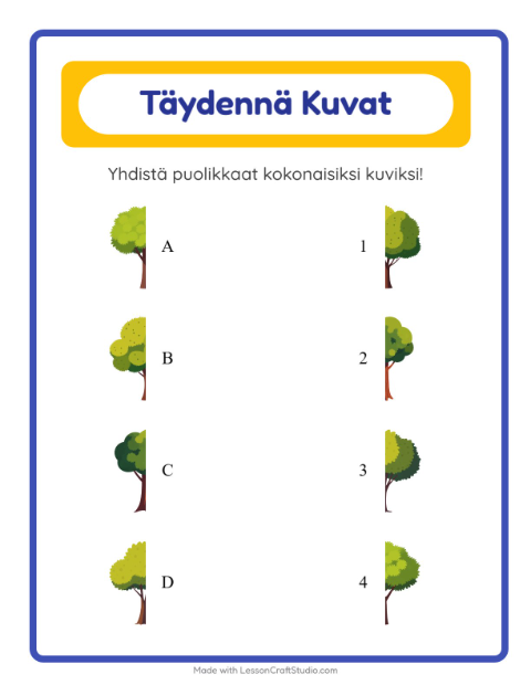 Yhdistä varjot – Puut