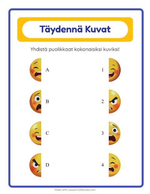 Yhdistä varjot – Tunteet