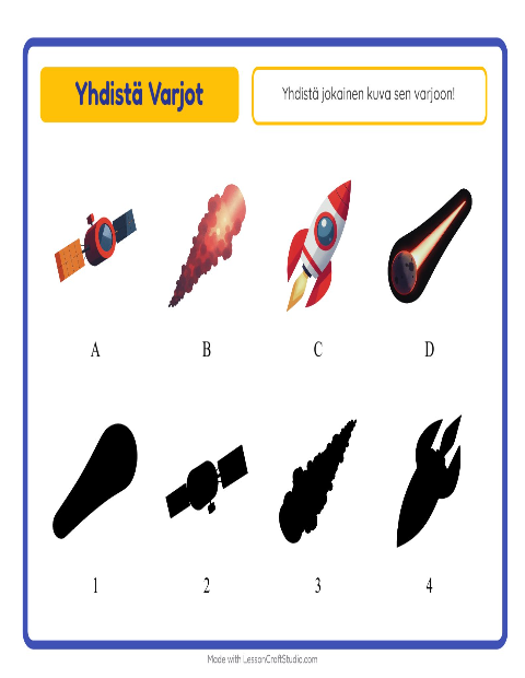 Etsi varjo – Avaruus