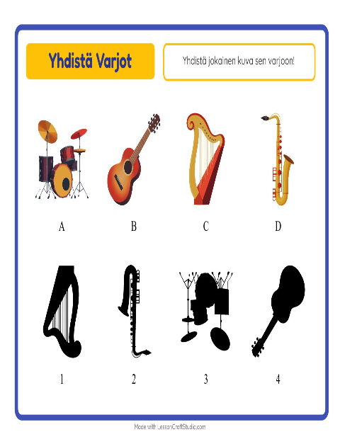 Etsi varjo – Musiikki