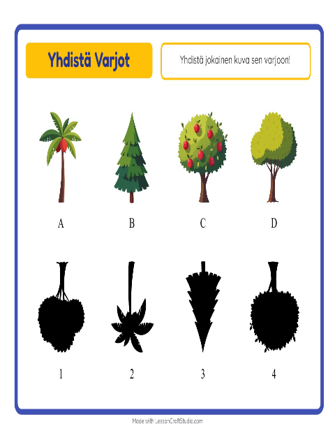 Etsi varjo – Puut