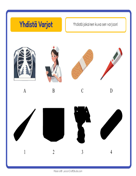 Etsi varjo – Sairaala