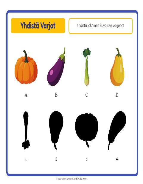 Etsi varjo – Värit
