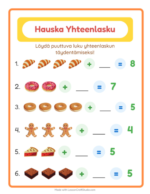 Puuttuva luku – Leipomo