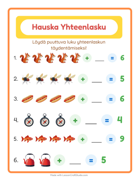 Puuttuva luku – Leirielämä