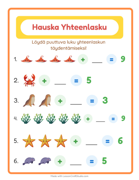 Puuttuva luku – Merielämä