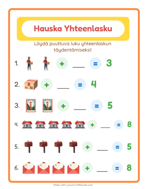 Puuttuva luku – Postitoimisto