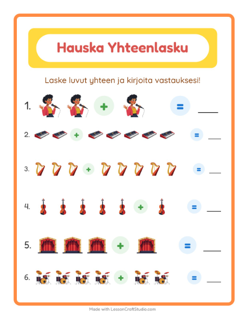 Yhteenlasku – Musiikki