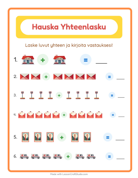 Yhteenlasku – Postitoimisto