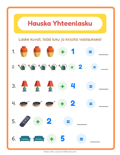 Kuvat ja luku yhteen – Kodin ympärillä