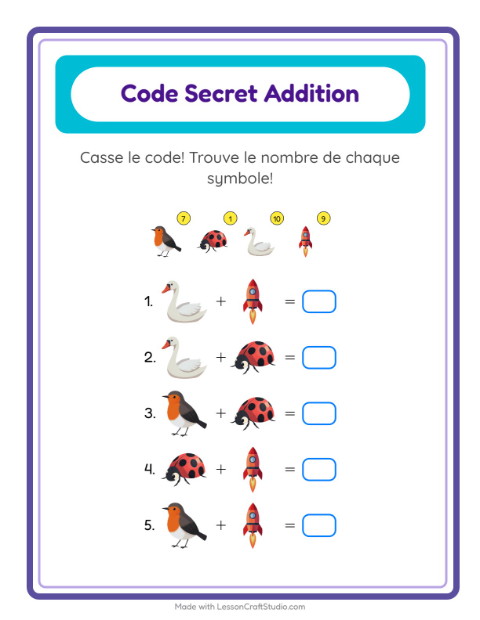 Additions codées – Choses qui volent