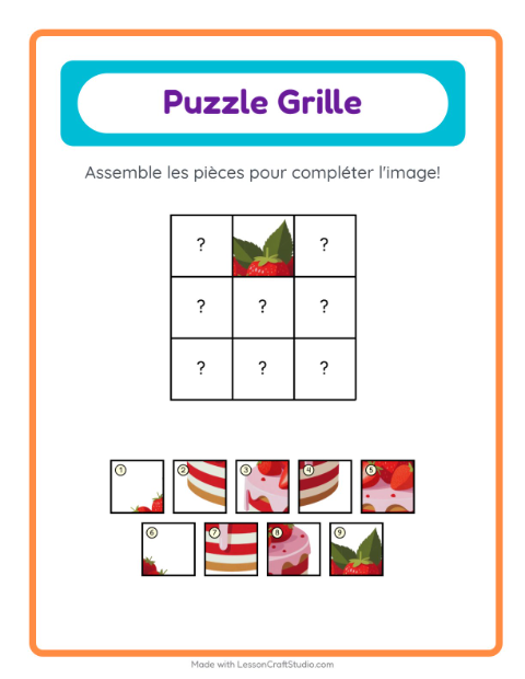 Aperçu de la fiche Appariement En Grille avec 4 juillet pour École maternelle (grande section, 5-7 ans)