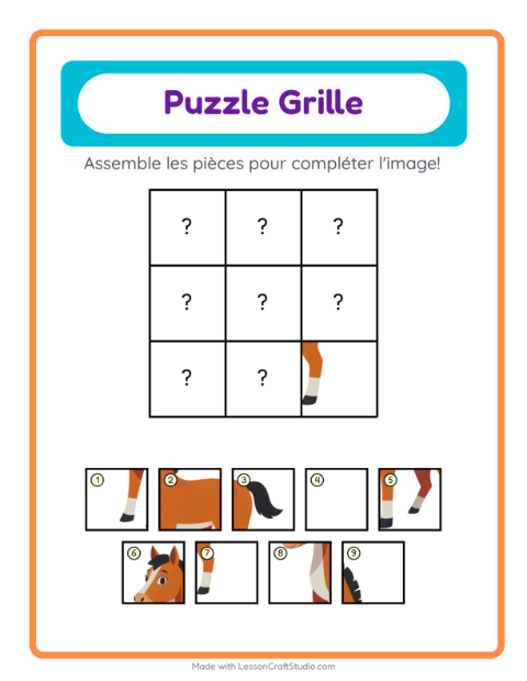 Associer les images – Animaux